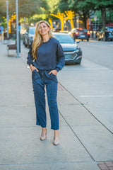 Satin Drawstring Pants