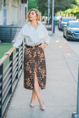 Nassia Leo Denim Skirt