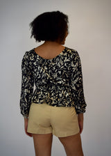 Riley Peplum Floral Top (Curvy)