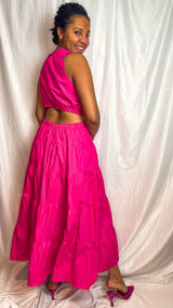 RESTOCKED! Tracee Backless Maxi Dress