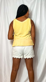 Bella Pleated Peplum Top