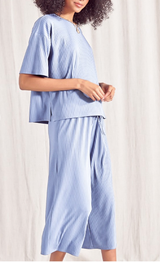 Riley Ribbed Jersey Knit Set