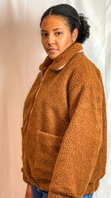 Teddy Bomber Jacket | Final Sale