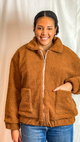 Teddy Bomber Jacket | Final Sale