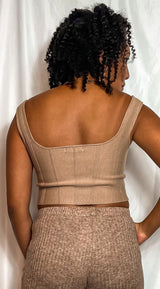 Rebecca Corset Top (beige)