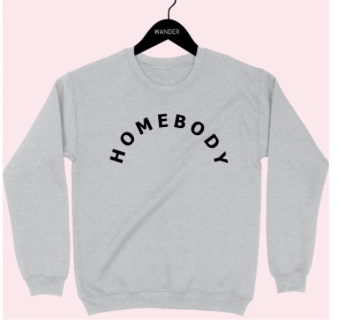 Homebody Graphic Sweatshirt - Pink | Final Sale