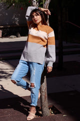 Caroline Colorblock Sweater | Final Sale